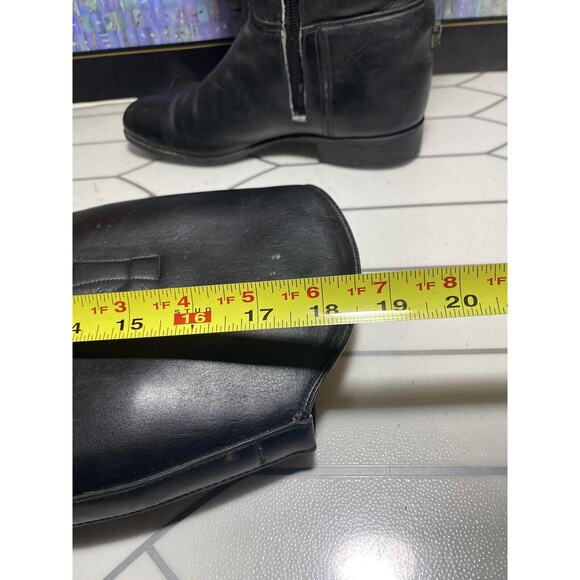 E. VOGEL DRESS RIDING BOOTS 7.5 BLACK LEATHER LINING - Picture 5 of 10